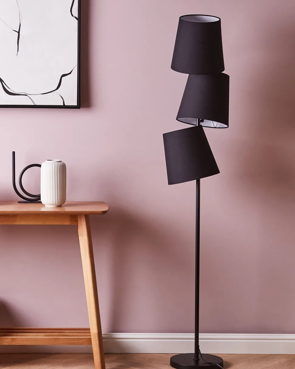 Candeeiro De Pe Preto 164 Cm Rio Grande