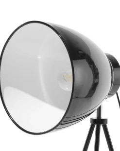 Candeeiro De Pe Preto 128 Cm Tamega