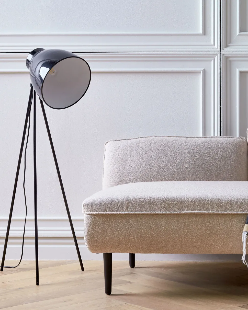 Candeeiro De Pe Preto 128 Cm Tamega