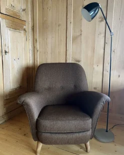 Candeeiro De Pe Preto 165 Cm Chanza