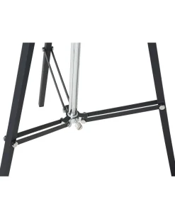 Candeeiro De Pe Preto E Dourado Thames Ii