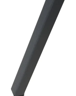 Candeeiro De Pe Preto E Dourado Thames Ii