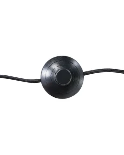 Candeeiro De Pe Preto E Prateado Thames Ii