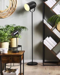 Candeeiro De Pe Preto Tyria