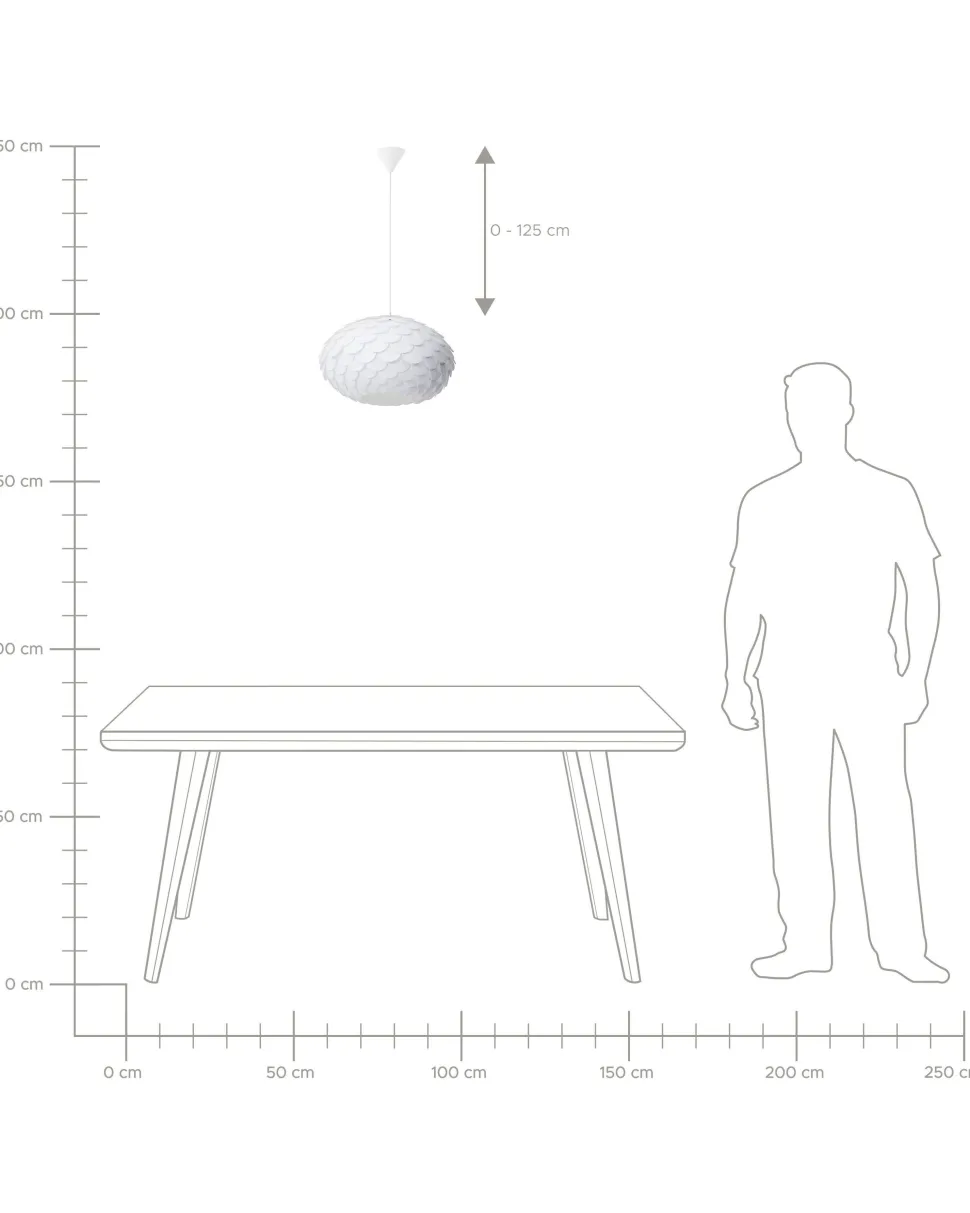 Candeeiro De Teto Branco Erges