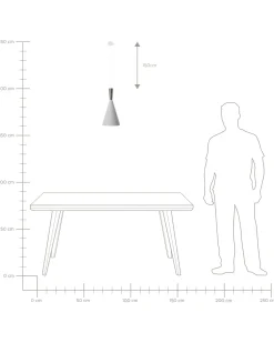 Candeeiro De Teto Branco E Prateado Tagus