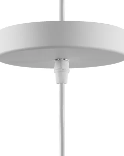 Candeeiro De Teto Branco E Prateado Tagus