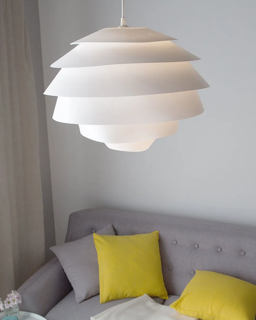 Candeeiro De Teto Branco Congo