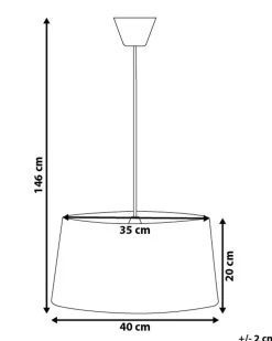 Candeeiro De Teto Branco E Cor De Cobre Kallar