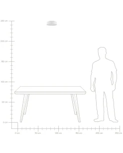 Candeeiro De Teto Branco Rena