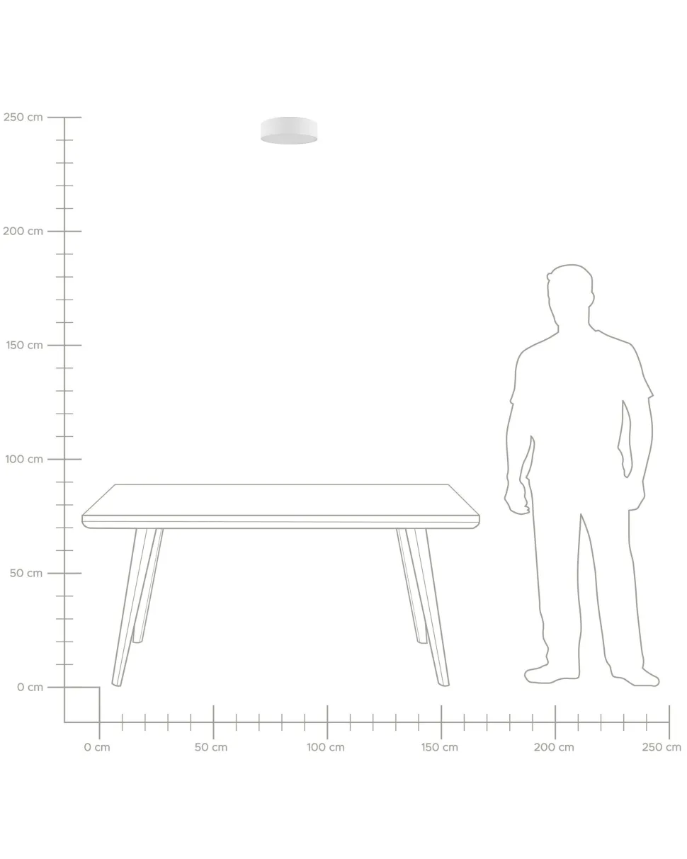 Candeeiro De Teto Branco Rena