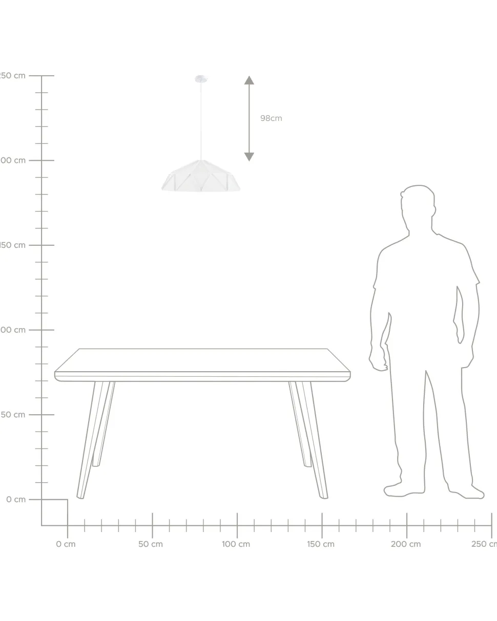 Candeeiro De Teto Branco Senia