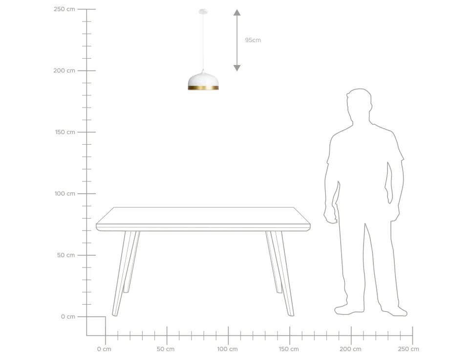 Candeeiro De Teto Branco E Dourado Parina