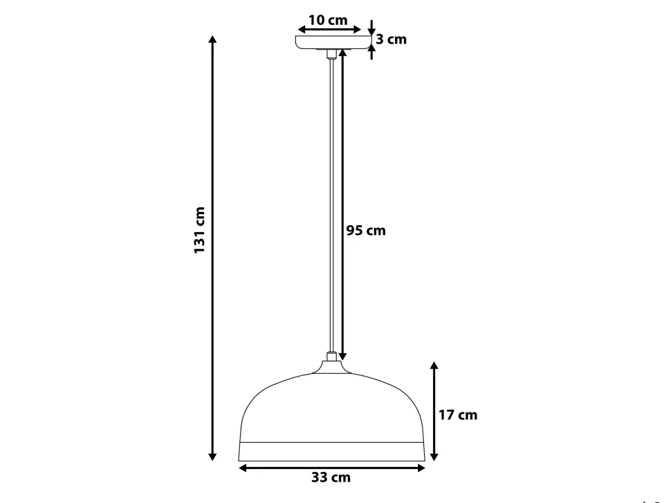 Candeeiro De Teto Branco E Dourado Parina