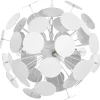 Candeeiro De Teto Branco Para 4 Lampadas Maritsa
