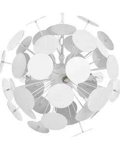 Candeeiro De Teto Branco Para 4 Lampadas Maritsa