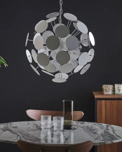 Candeeiro De Teto Branco Para 4 Lampadas Maritsa