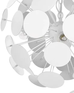 Candeeiro De Teto Branco Para 4 Lampadas Maritsa