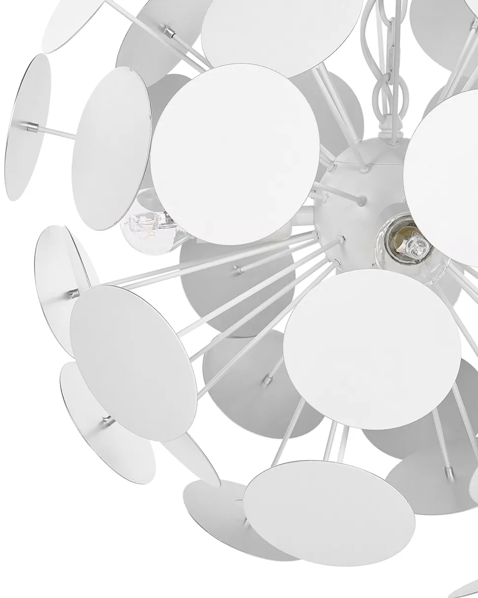 Candeeiro De Teto Branco Para 4 Lampadas Maritsa