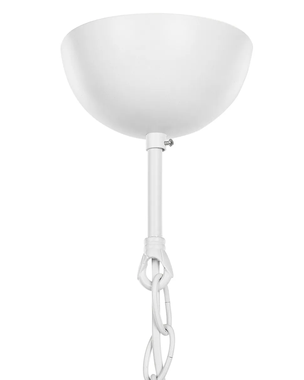 Candeeiro De Teto Branco Para 4 Lampadas Maritsa