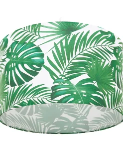 Candeeiro De Teto Branco E Verde Kells