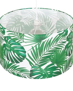 Candeeiro De Teto Branco E Verde Kells