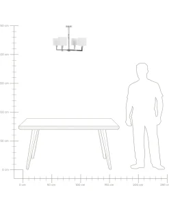Candeeiro De Teto Branco Shapkina