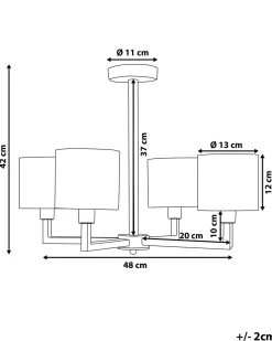 Candeeiro De Teto Branco Shapkina