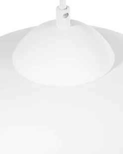 Candeeiro De Teto Branco E Dourado Cetina