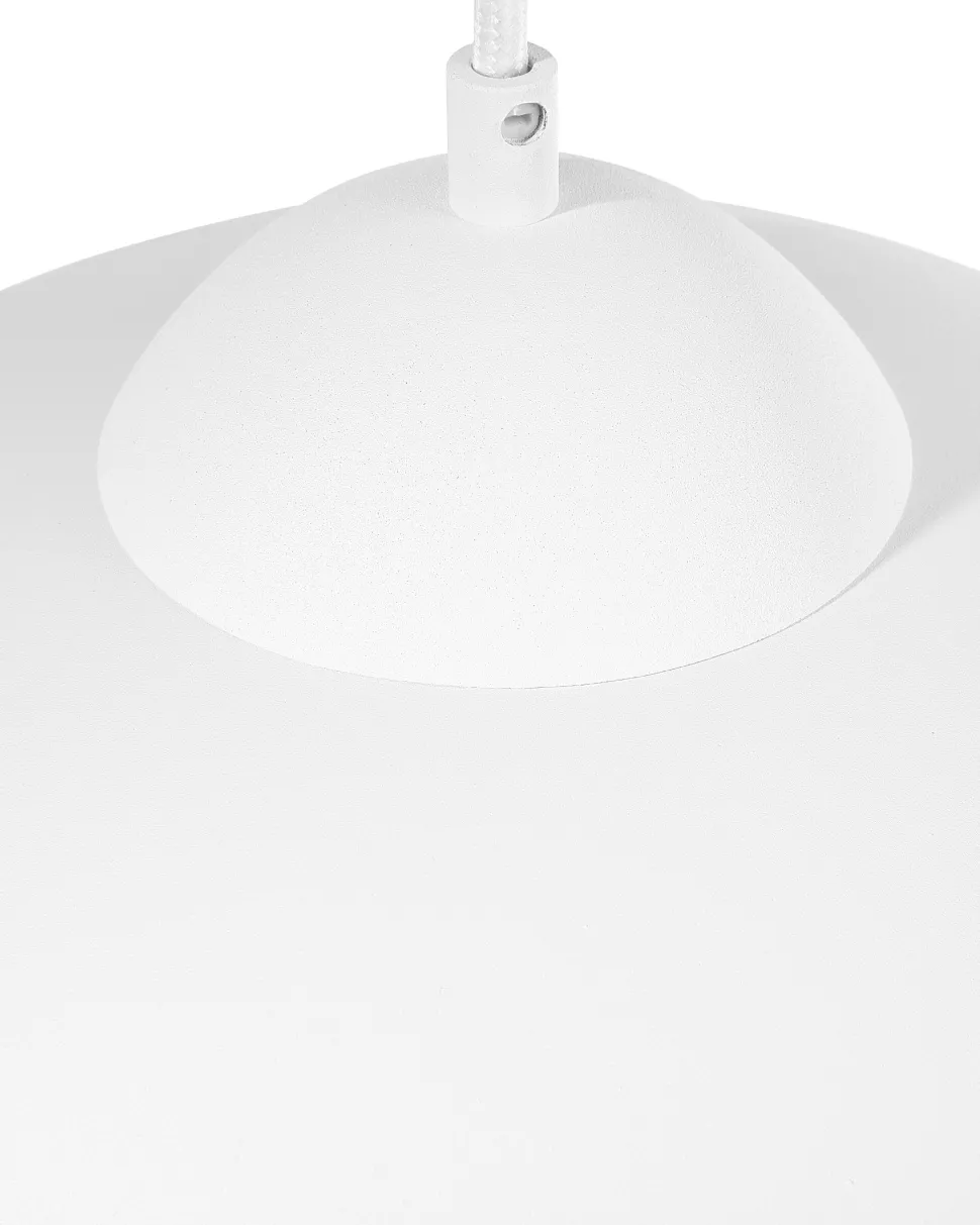 Candeeiro De Teto Branco E Dourado Cetina