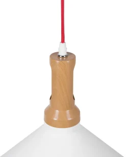 Candeeiro De Teto Branco E Dourado Liard