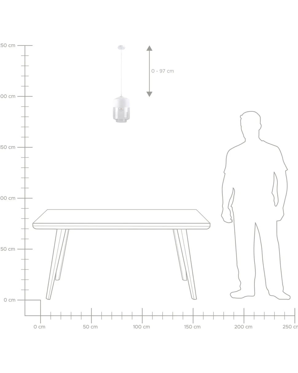 Candeeiro De Teto Branco Jurua