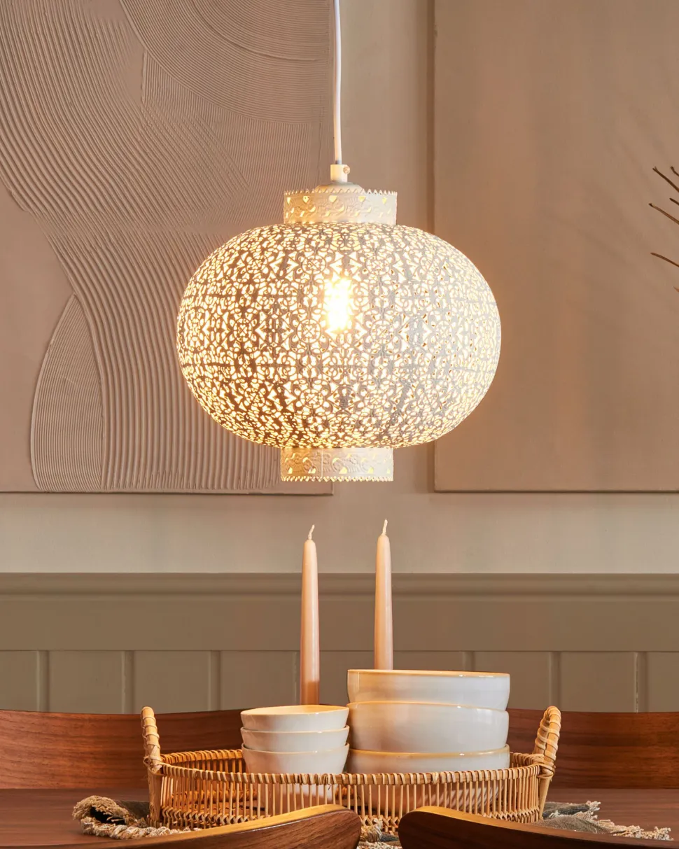 Candeeiro De Teto Branco Meuse