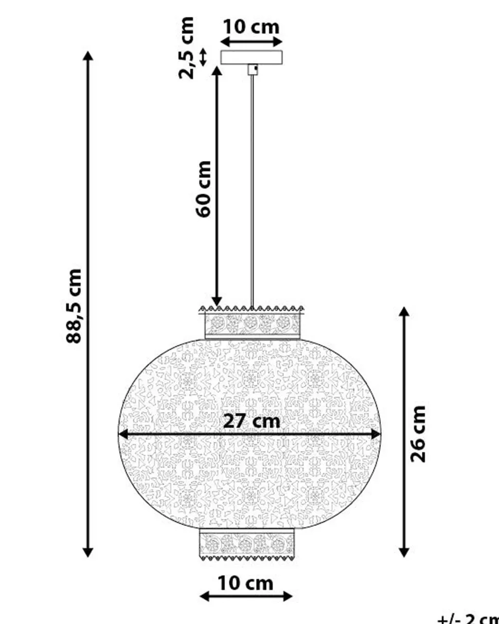 Candeeiro De Teto Branco Meuse