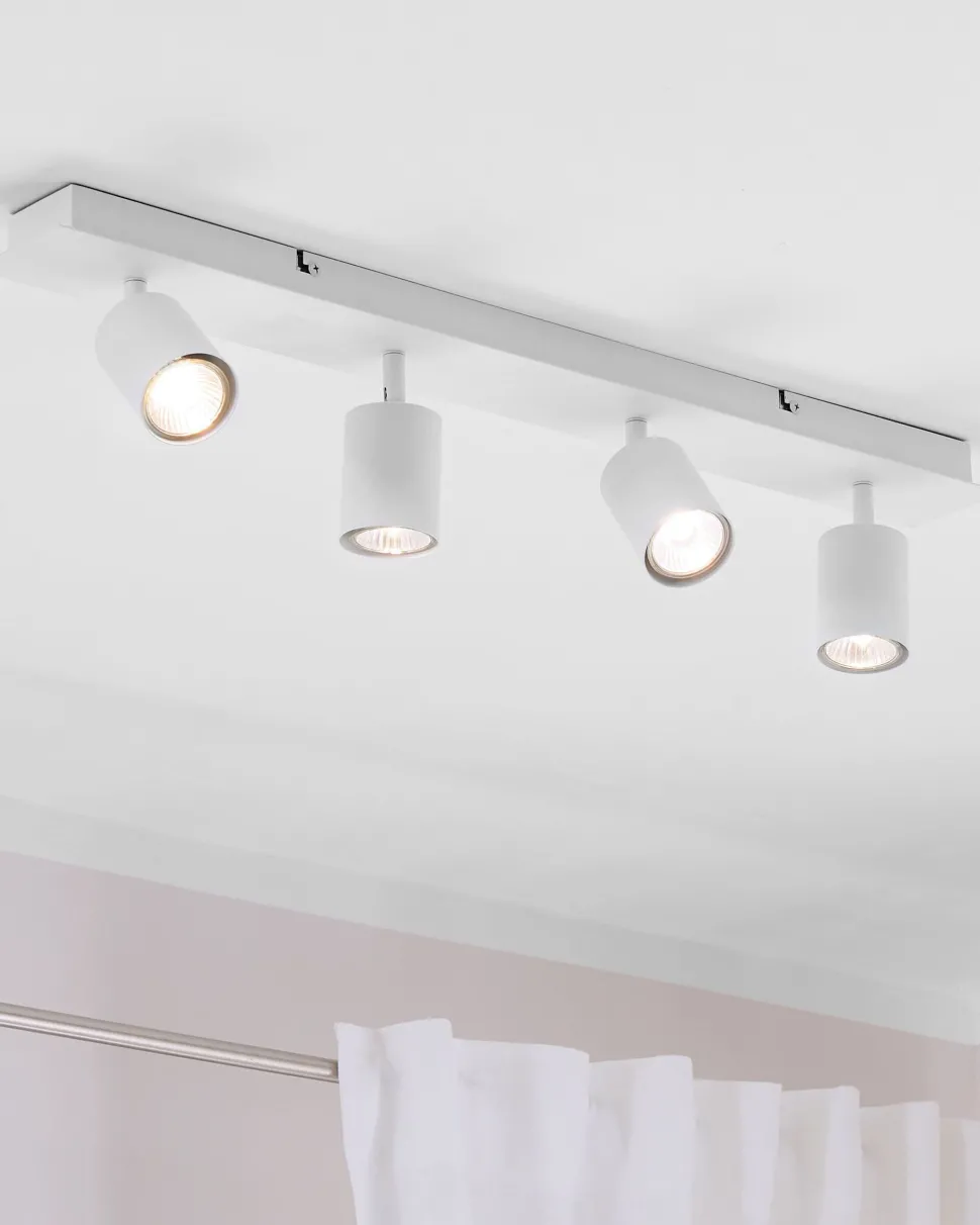 Candeeiro De Teto Branco Tigris