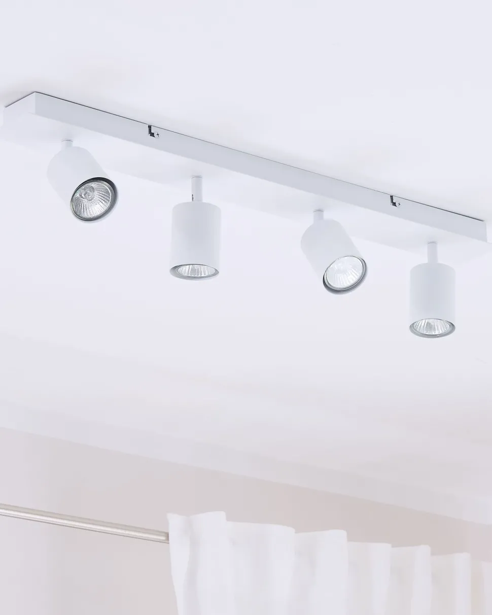 Candeeiro De Teto Branco Tigris