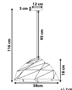 Candeeiro De Teto Branco Rubicon