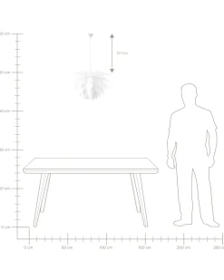 Candeeiro De Teto Branco O 50 Cm Musone