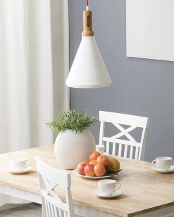 Candeeiro De Teto Branco E Dourado Mackenzie