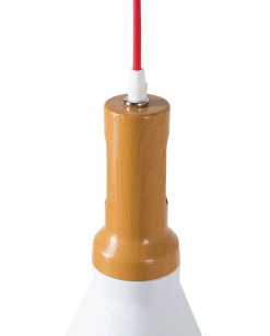 Candeeiro De Teto Branco E Dourado Mackenzie