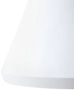 Candeeiro De Teto Branco E Dourado Mackenzie