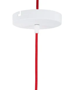 Candeeiro De Teto Branco E Dourado Mackenzie