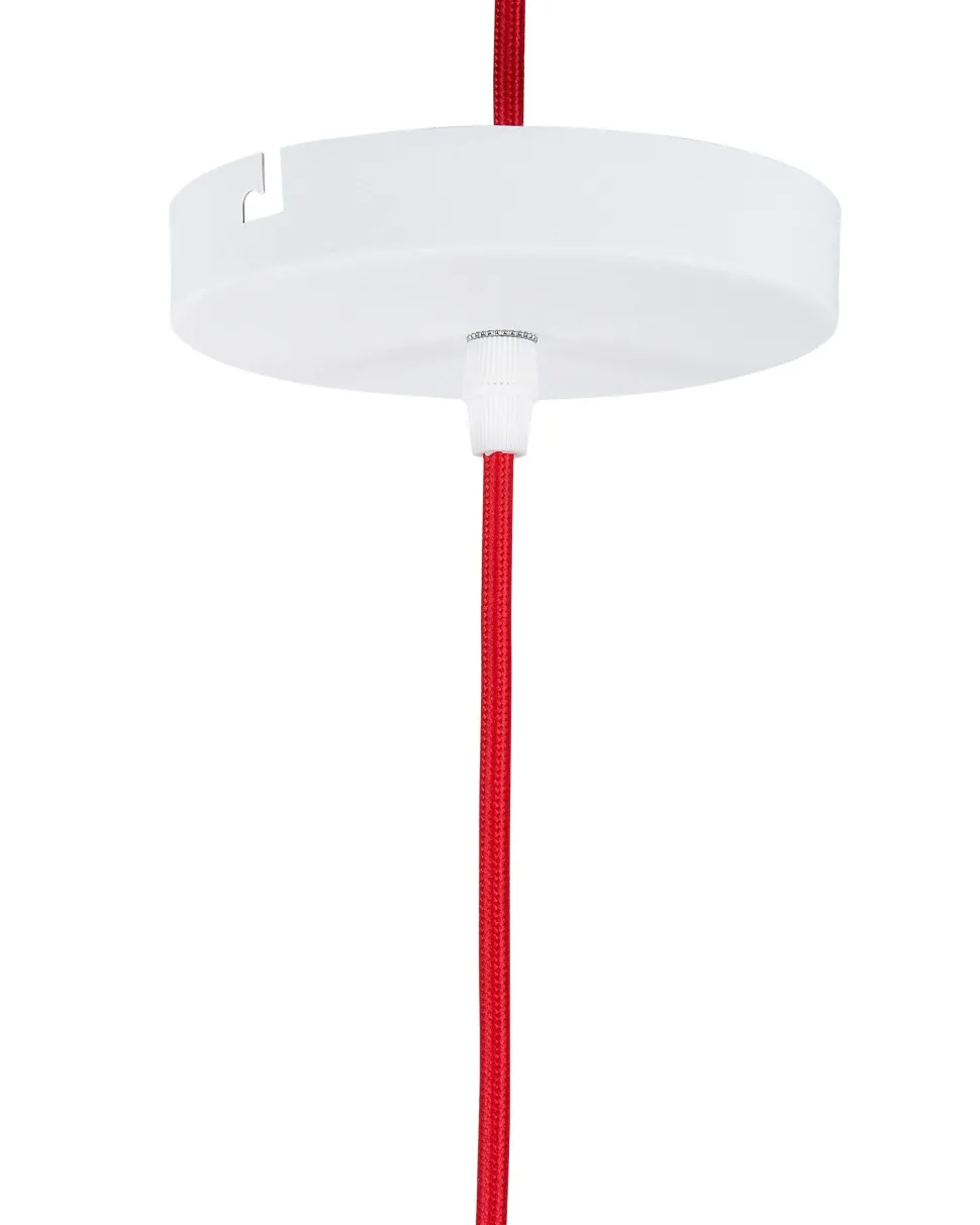 Candeeiro De Teto Branco E Dourado Mackenzie