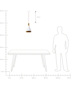 Candeeiro De Teto Branco E Dourado Mackenzie