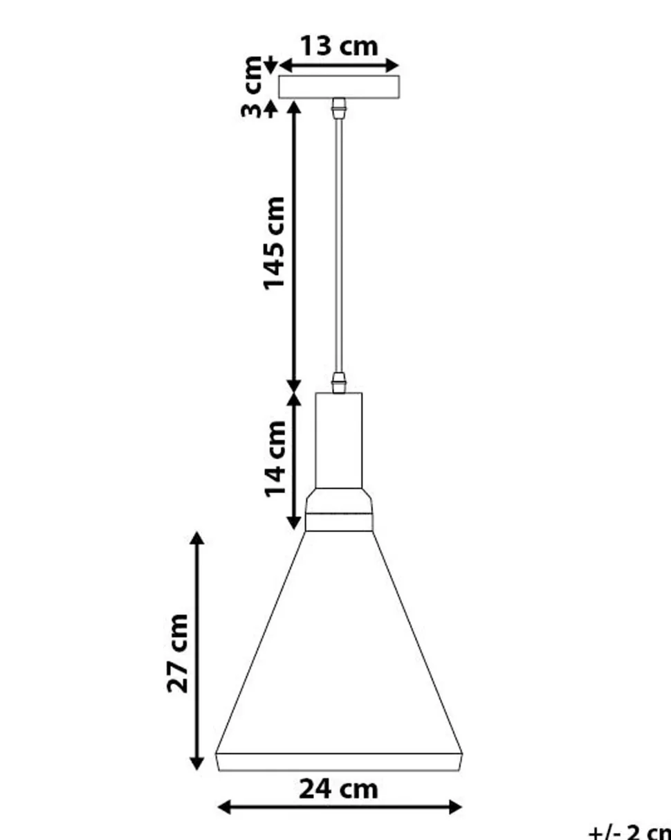 Candeeiro De Teto Branco E Dourado Mackenzie