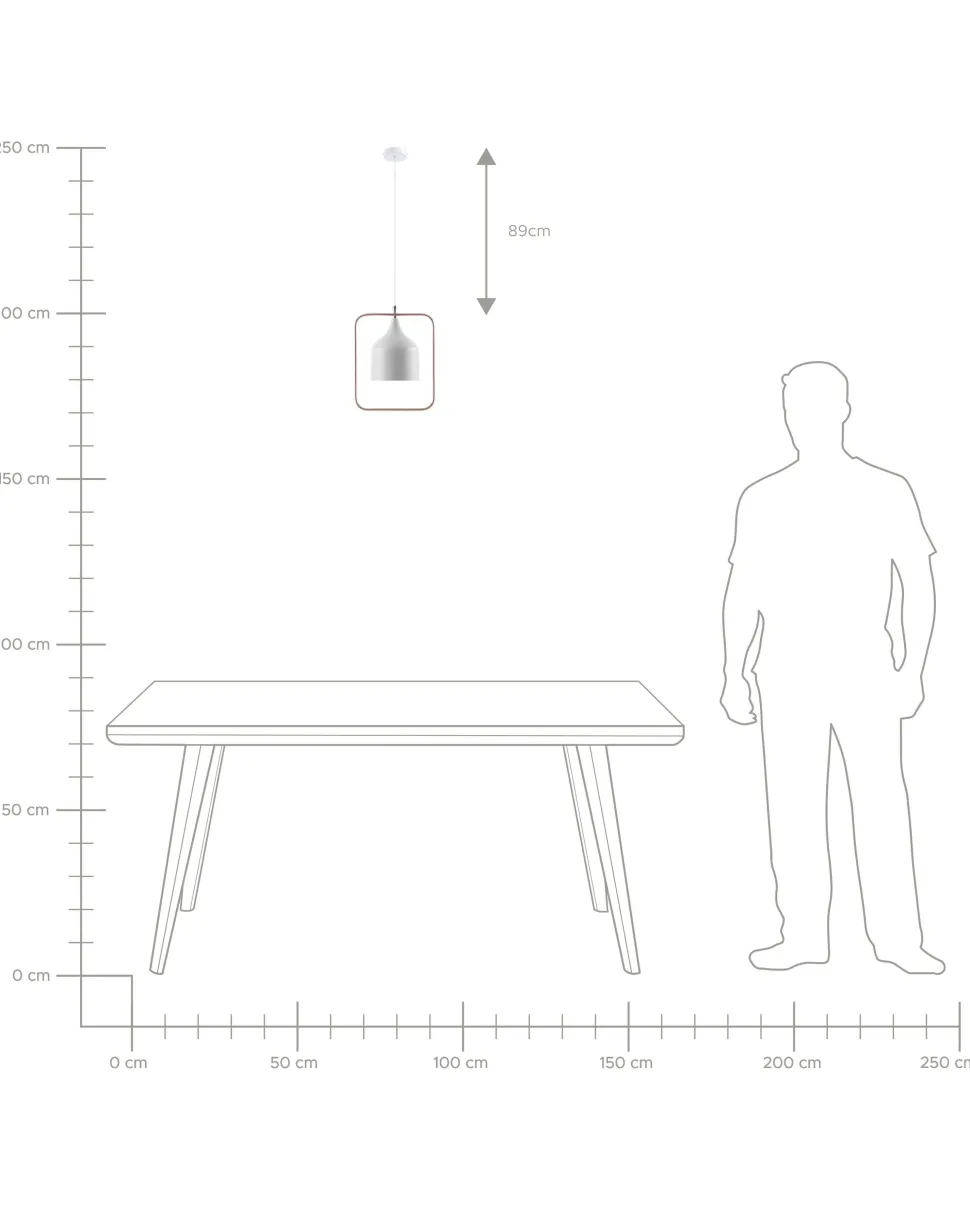 Candeeiro De Teto Branco Mavone
