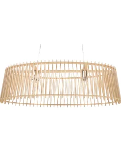 Candeeiro De Teto Castanho Claro Chari