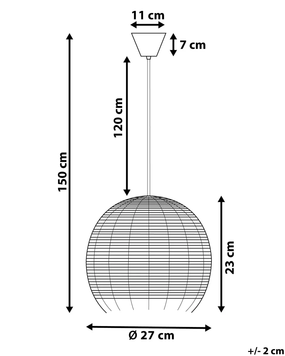 Candeeiro De Teto Castanho Claro Drino