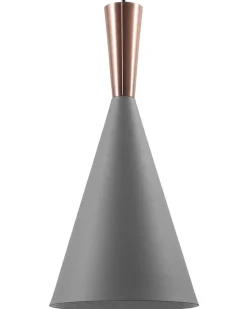 Candeeiro De Teto Cinzento E Cor Cobre Tagus