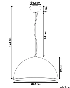 Candeeiro De Teto Cinzento Tanana